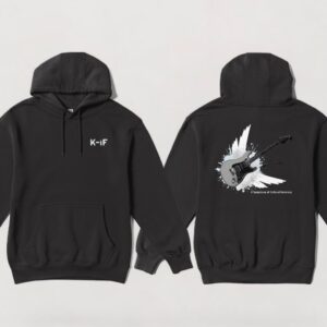 Rock'n Roll Black Guitar Hoodie