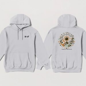 Sun Guitar White Hoodie 1